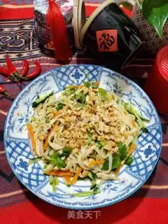 Make Chicken silk noodles step 8