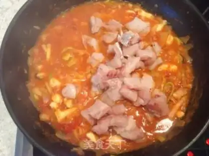 Make Catalan seafood pan step 7