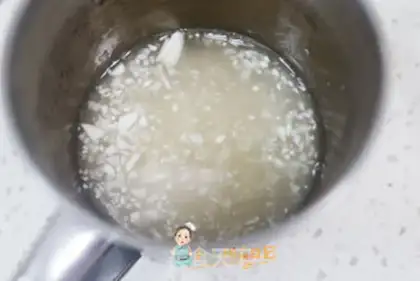 Make Mushroom meat pine six times porridge step 5