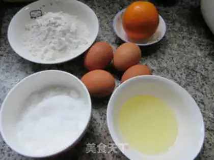 Make Cups of orange cake step 0