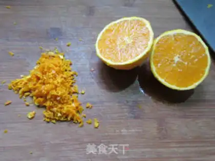 Make Cups of orange cake step 1