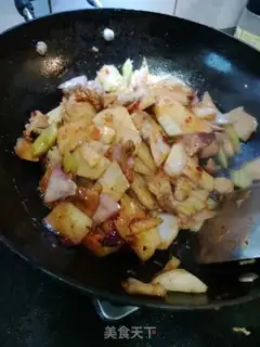 Make Dry-cooked chips step 10