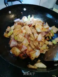 Make Dry-cooked chips step 11