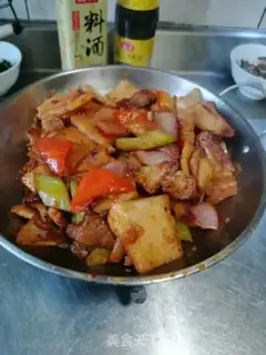 Make Dry-cooked chips step 12