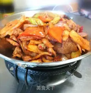 Make Dry-cooked chips step 13