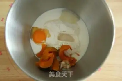 Make Pumpkin coconut soufflé step 1