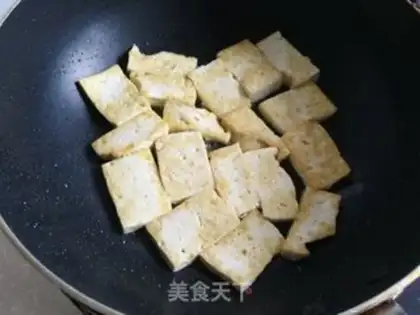 Make Garlic tofu step 3