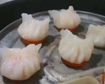Make Wide crystal shrimp dumplings step 17