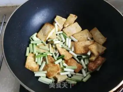 Make Garlic tofu step 5