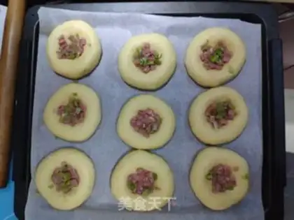 Make Ham bread step 8