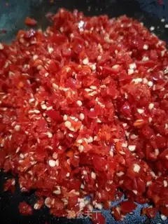 Make Farmer chopping peppers step 1