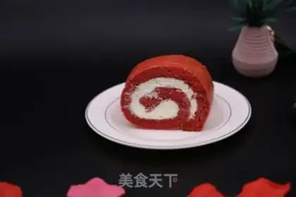 Make Red velvet cake rolls step 14
