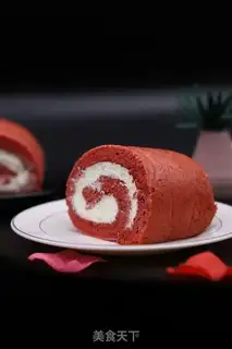 Make Red velvet cake rolls step 15