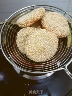 Make Pumpkin sesame cake step 8