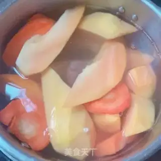 Make Pumpkin rice soup step 2