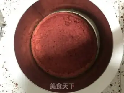 Make Strawberry cream cake step 17