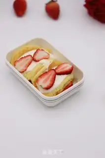 Make Strawberry rolls step 17