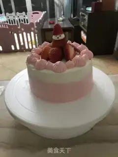 Make Strawberry cream cake step 29