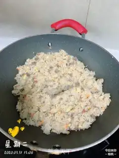 Make Beef fried rice step 7