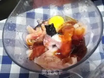 Make Fish and meat step 1