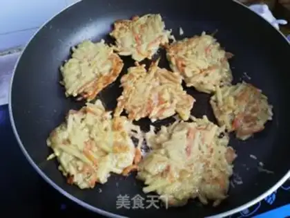 Make Apple carrot duck eggcake step 6
