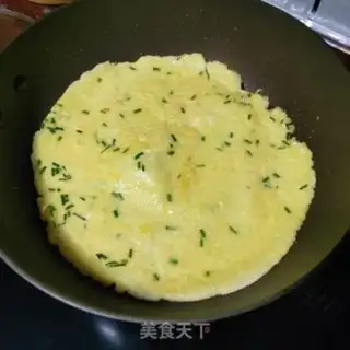 Make Fish pine egg pancakes step 2