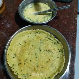 Make Fish pine egg pancakes step 3