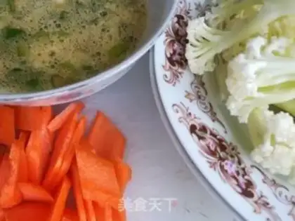 Make Eggs of dried veggies step 0