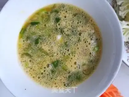Make Eggs of dried veggies step 1