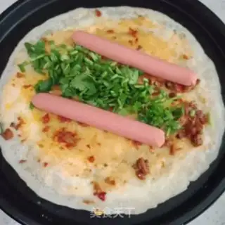 Make Egg burrito step 6