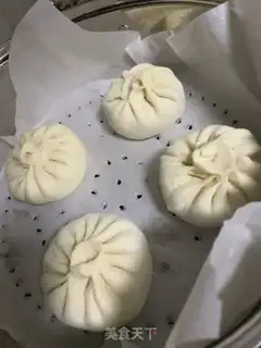 Make Bean tofu fan buns step 10