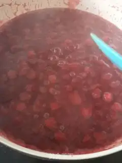 Make Homemade strawberry sauce step 3