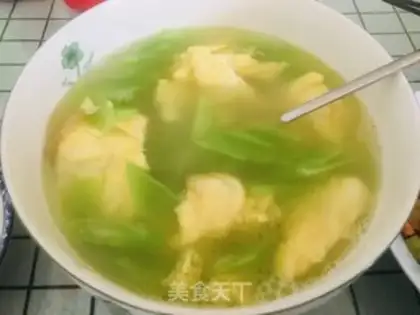 Make Fried egg soup step 7