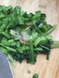 Make Pork spinach step 2