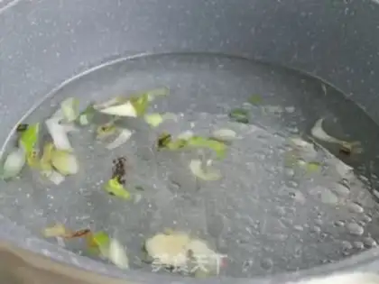 Make Curry tofu potion step 1