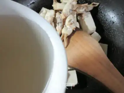 Make The tofu of the toads step 4