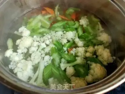 Make Frozen vegetables step 3