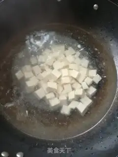 Make Gold pins, mushrooms, tofu soup step 4