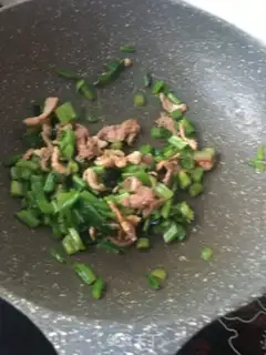 Make Pork spinach step 7