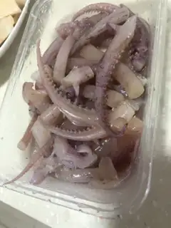 Make Fire squid shavings step 1