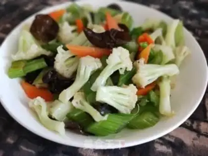 Make Frozen vegetables step 8