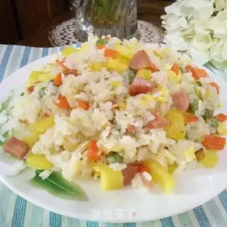 Make Pineapple rice step 10