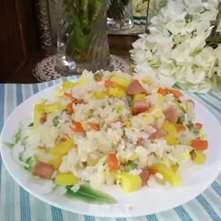 Make Pineapple rice step 11