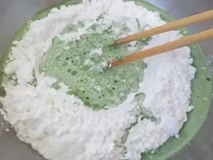 Make Coconut orange cake step 4