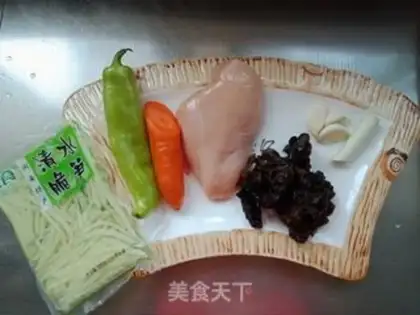 Make Fish chicken silk step 0