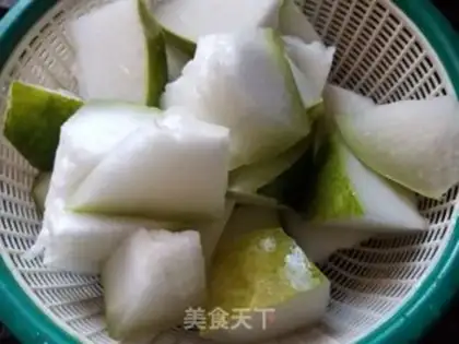 Make Poofmelon algae soup step 1