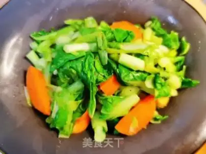 Make Sesame sauce cabbage step 2