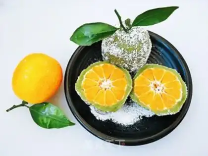 Make Coconut orange cake step 12
