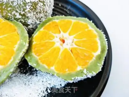 Make Coconut orange cake step 14