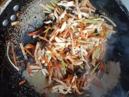 Make Fish chicken silk step 8